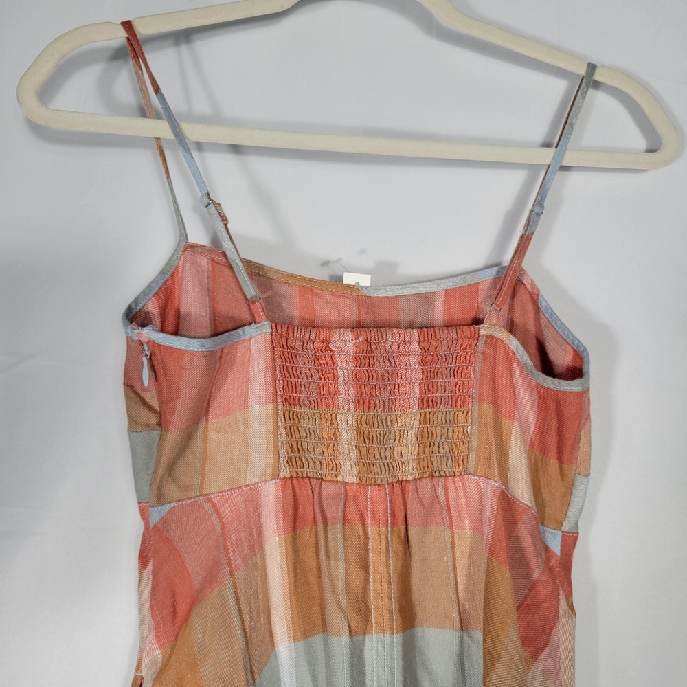 Madewell Empire-Waist Midi Dress in Plaid NV473 Size XXS NWT - Picture 9 of 12